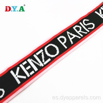 LOGO DE CINTA DE NYLON TOVADO JACQUARD ELASTIC BAND